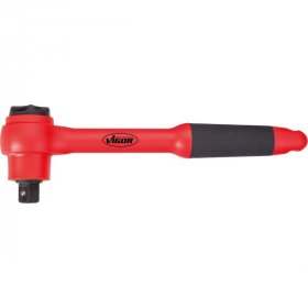 Vigor V3342 VDE-трещотка переключаемая, внешний квадрат 12,5 = 1/2”, длина 255 мм