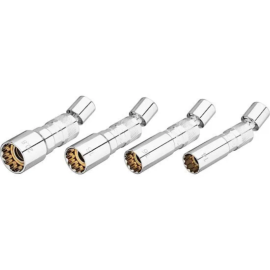 Vigor V7002/4 Набор свечных головок, размеры 14,16,18,20.8, 4 штуки