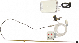 Комплект "PUMPSTOP" для предотвращения завоздушивания (бочки 208л), щуп 1200мм, пульт, электроклапан, БП Flexbimec 8950