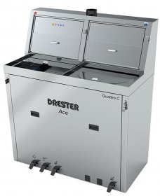 Мойка краскопультов Drester ACE Quattro C (INOX) - Комбо (Сольвент + Вода)