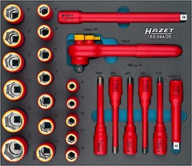 Hazet 163-544/26 Набор головок с защитной изоляцией