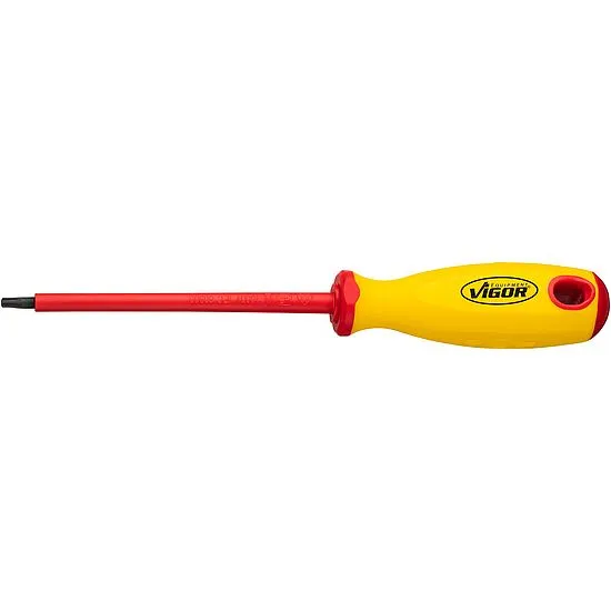 Vigor V2031-T15 VDE-отвертка T-профиль, размер T15