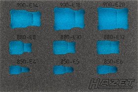 Hazet 163-360L Двухкомпонентный ложемент из мягкого пеноматериала
