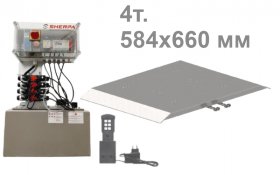 Sherpa AST-Flat- 4.1 Люфт-детектор плоский 4 т., установка над уровнем пола