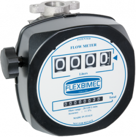 Механический настенный счетчик бензина, 4-разрядный, F 1" BSP (ATEX) Flexbimec 2868