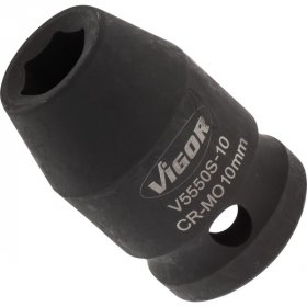 Vigor V5550S-10 Ударная головка, короткая, размер 10 мм