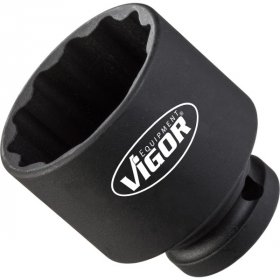 Vigor V4478 Ударная головка (12-гранная), короткая, размер 36 мм