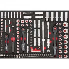 Vigor V4188 Набор торцевого инструмента 1/4",3/8",1/2", 172 предмета (3/3)