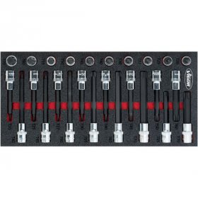Vigor V5095 Набор торцевых головок TORX 1/2", 26 предметов (Т20-Т70) (1/3)