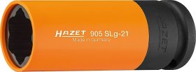 Hazet 905SLG-21 1/2" Ударная головка специальный профиль Колесные болты гибридный специальный профиль 21 мм