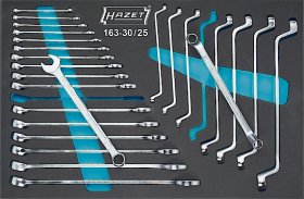 Hazet 163-30/25 Набор комбинированных ключей / двусторонних накидных ключей