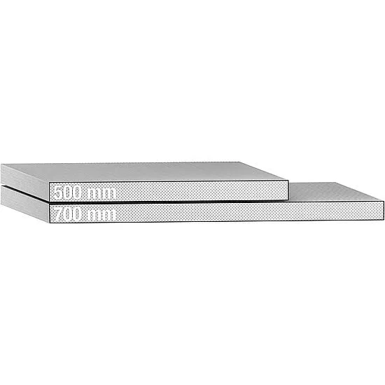 Vigor V6000-01541-X Комбинированная рабочая поверхность из нержавеющей стали, средняя