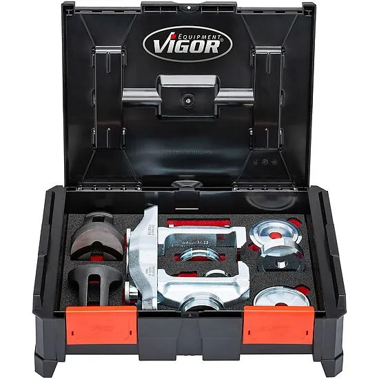 Vigor V4680 Набор для снятия / установки компактных ступичных подшипников, 15 штук