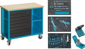Hazet 177W-7/169 Верстак мобильный 177W, набор