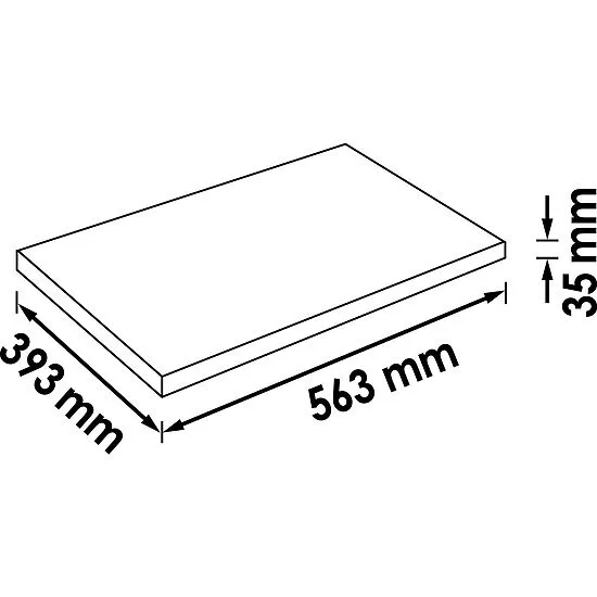 Vigor V4632 Ложемент из мягкого пенопласта без выемок, 563*393 мм (3/3)