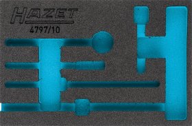 Hazet 163-326L Двухкомпонентный ложемент из мягкого пеноматериала
