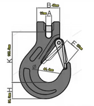 Цепь с крюком L=3,5 м (1 шт.)