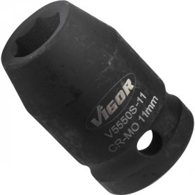 Vigor V5550S-11 Ударная головка, короткая, размер 11 мм