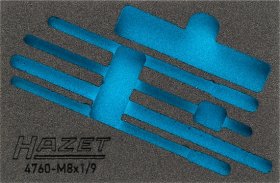Hazet 163-321L Двухкомпонентный ложемент из мягкого пеноматериала