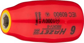 Hazet 880KV-6 3/8" Головка с защитной изоляцией Внешний шестигранный профиль. 6 мр