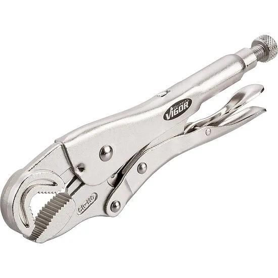 Vigor V3739 Зажимные клещи с плоскими губками (16-27 мм), длина 250 мм
