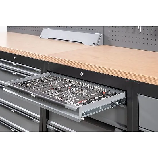 Vigor V6000-032XL Нижний шкаф с выдвижными ящиками, 8 ящиков, 861 мм