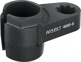 Hazet 4680-6 1/2" Головка для датчика выхлопных газов. Внешний шестигранный профиль. 24 мм