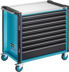 Тележка инструментальная с 8 выдвижными глубокими ящиками Hazet 179NXXL-8D