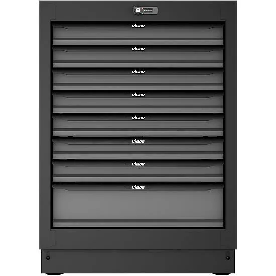 Vigor V6000-032 Нижний шкаф с выдвижными ящиками, 8 ящиков, 676 мм