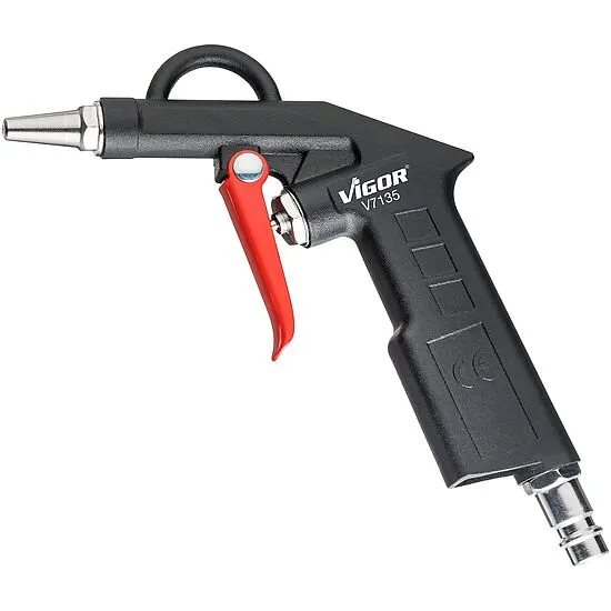 Vigor V7135 Пневматический обдувочный пистолет, короткий