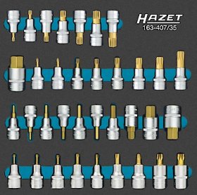Hazet 163-407/35 Набор торцевых головок-бит