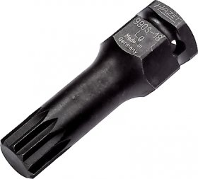 Hazet 990S-18LG 1/2" 24 мм Внешний шестигранник Ударная торцевая головка-бита · Внутренний шлицевой пр