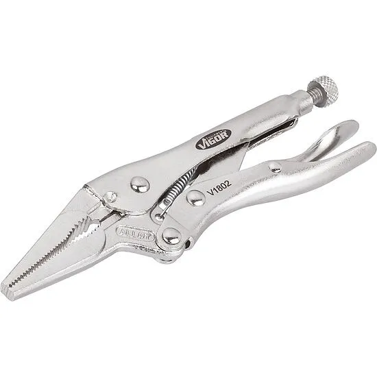 Vigor V1802 Зажимные клещи с длинными губками, длина 150 мм