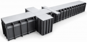 Готовая металлическая смотровая яма CLEVERPIT Modus 36500x1460x1600 мм