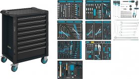 Hazet 179N-8-RAL7021/300 Тележка инструментальная 179N, набор