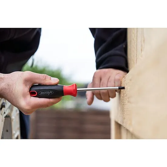 Vigor V4655 Набор отверток, размеры 0,6x3–1,6x10 мм, PH0–PH3, 11 штук