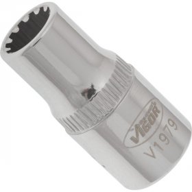 Vigor V1979 Мультипрофильная торцевая головка 1/4” SW 6 мм