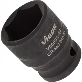 Vigor V5550S-24 Ударная головка, короткая, размер 24 мм