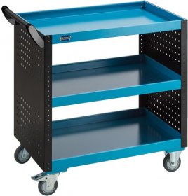 Тележка открытая с 3 полками и перфорированными боковыми стенками Hazet 167-3S