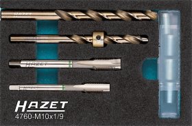 Hazet 4760-M10X1/9 Набор для ремонта свечей накаливания