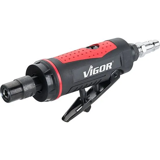 Vigor V6906 Пневматическая зачистная машинка с насадками в кейсе