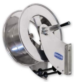 Катушка ручная, нерж. сталь, LSX серия, Lmax 15м, Ø1/2" (без шланга) Flexbimec 9351
