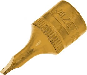 Hazet 8503-0.8X4 1/4" Торцевая головка-бита · Шлицевой профиль · 0.8 x 4 мм