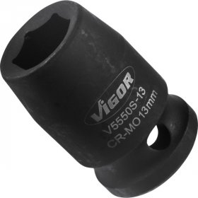 Vigor V5550S-13 Ударная головка, короткая, размер 13 мм