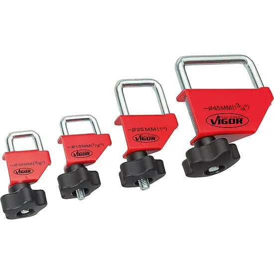Vigor V3381 Набор хомутов для шлангов, 4 штуки