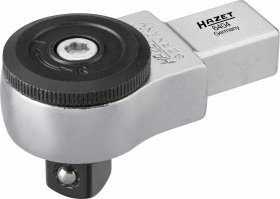 Трещотка мелкозубчатая, вставка 14х18 мм, квадрат 1/2" (12,5 мм), Hazet 6404