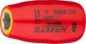 Hazet 880KV-8 3/8" Головка с защитной изоляцией Внешний шестигранный профиль. 8 мр