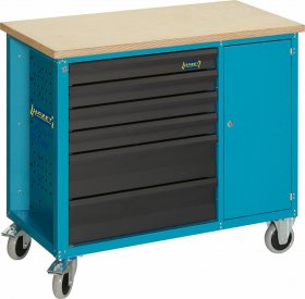 Тележка передвижная с 6 выдвижными ящиками Hazet 177W-6
