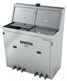 Мойка краскопультов Drester ACE Quattro S (INOX) - Сольвент (Растворитель)
