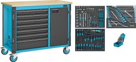Hazet 179NW-7/228 Верстак мобильный 179NW, набор